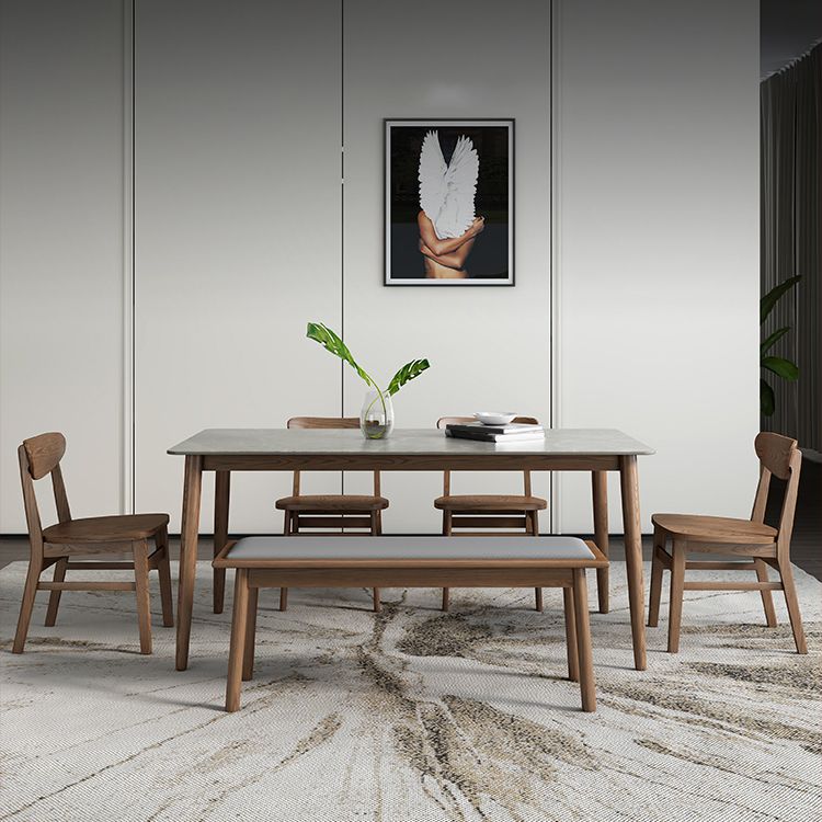 Medieval Modern Grey Table Rectangle Sintered Stone Table with 4 Legs for Restaurant Clearhalo ' dining_table' 'Dining Tables & Seating' 'Dining Tables' 'furn' 'furn_dining_table' 'Furniture' 'furniture_dining_table' 'Kitchen & Dining Furniture' 'kitchen&dining_furn' 'kitchen' 'kitchen_dining_table' 1200x1200_1992a056-a1fa-4812-8954-daa478849b67
