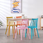 Plastic Contemporary Side Chair Slat Back Kitchen Dining Room Chair Clearhalo 'Dining Chairs' 'Dining Tables & Seating' 'dining_chair' 'furn' 'furn_dining_chair' 'Furniture' 'furniture_dining_chair' 'Kitchen & Dining Furniture' 1200x1200_19932727-33e4-424f-9233-73c31fc84bcc