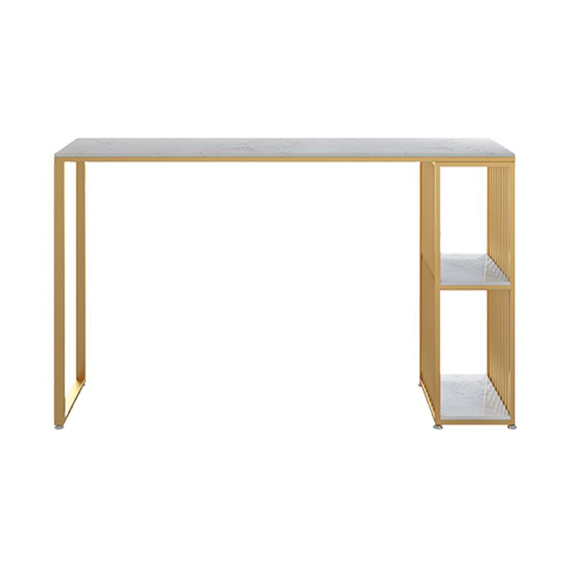 Artificial Marble Top Bar Table 42-inch Height Industrial Bistro Table for Restaurant Clearhalo 'Bar Furniture' 'Bar Tables' 'bar_tables' 'furn' 'furn_bar_tables' 'Furniture' 'furniture_bar_tables' 'Kitchen & Dining Furniture' 1200x1200_19940912-48a8-4866-a824-ac795e91e754