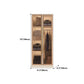 Contemporary Style Wardrobe Glass Wardrobe Closet With Shelves
