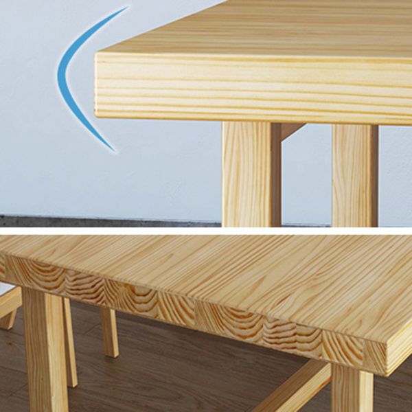 Solid Wood Industrial Rectangle Indoor Table Wood Top Table with Trestle Clearhalo ' dining_table' 'Dining Tables & Seating' 'Dining Tables' 'furn' 'furn_dining_table' 'Furniture' 'furniture_dining_table' 'Kitchen & Dining Furniture' 'kitchen&dining_furn' 'kitchen' 'kitchen_dining_table' 1200x1200_1997bd7c-fb26-4fec-b65b-bb3a1acd2ea8
