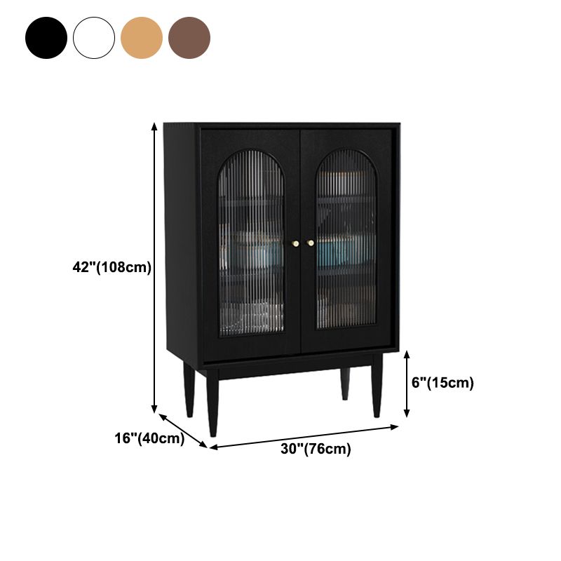 15.75"W Sideboard Contemporary Style Solid Wood Dining Server for Living Room Kitchen Clearhalo 'buffet_sideboard' 'Buffets & Sideboards' 'furn' 'furn_buffet_sideboard' 'Furniture' 'Kitchen & Dining Furniture' 1200x1200_199a43f5-e9c0-4ce1-8081-b241537f3105