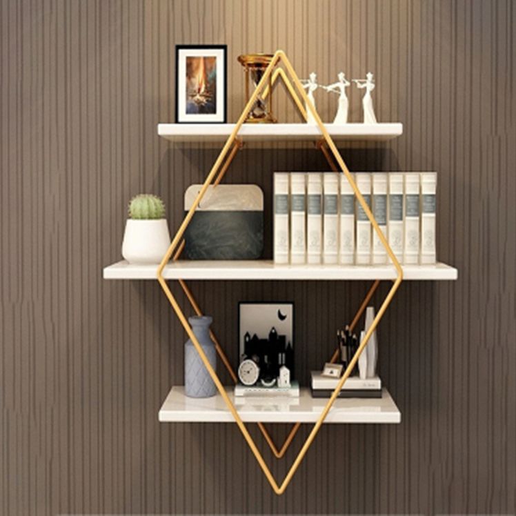 フローティングシェルフ本棚の木製と金属製の本の棚のための棚