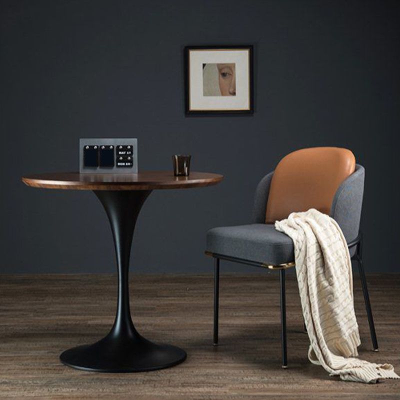 1 Massivholz Couchtisch rund minimalistische Couchtisch für Wohnzimmer