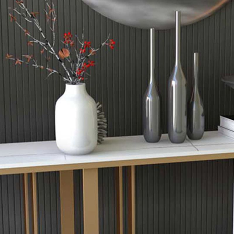 Contemporary Console Accent Table Antique Finish Sofa Console Table Clearhalo 'Console Tables' 'console_tables' 'Entry & Mudroom Furniture' 'furn' 'furn_console_tables' 'Furniture' 1200x1200_199e6c8d-5ca6-42ad-8918-8c3b0d7a9036