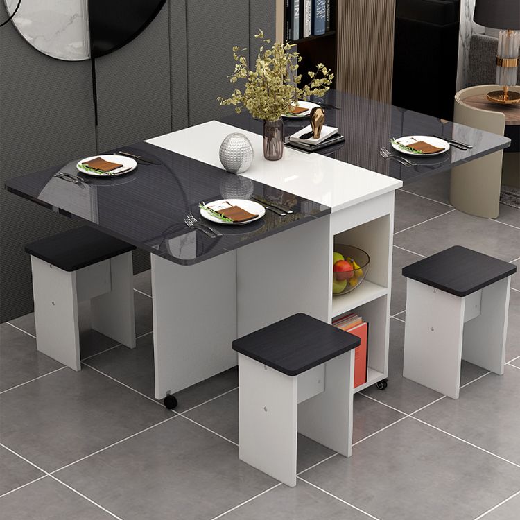 Mid-Century Style Dining Table Rectangle Wooden Home Use Dining Table Clearhalo ' dining_table' 'Dining Tables & Seating' 'Dining Tables' 'furn' 'furn_dining_table' 'Furniture' 'furniture_dining_table' 'Kitchen & Dining Furniture' 'kitchen&dining_furn' 'kitchen' 'kitchen_dining_table' 1200x1200_19a03e01-a6a0-4983-bafb-4b896ad5dab7