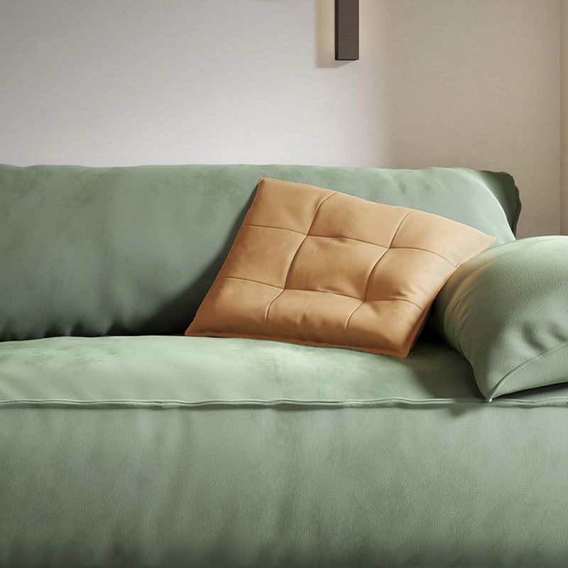 Fabric Living Room Pillow Top Arm Standard Cushions Green Settee Clearhalo 'furn' 'furn_sofas' 'Furniture' 'furniture_sofas' 'kitchen' 'kitchen_sofas' 'Living Room Furniture' 'Sofa' 'sofas' 1200x1200_19a0a01b-1961-45e8-bf0a-bfb42f89b7da