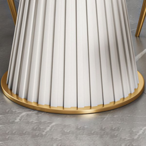 Modern 1/2/5/7 Pieces Dining Set Round Stone Dining Table for Dining Room Kitchen