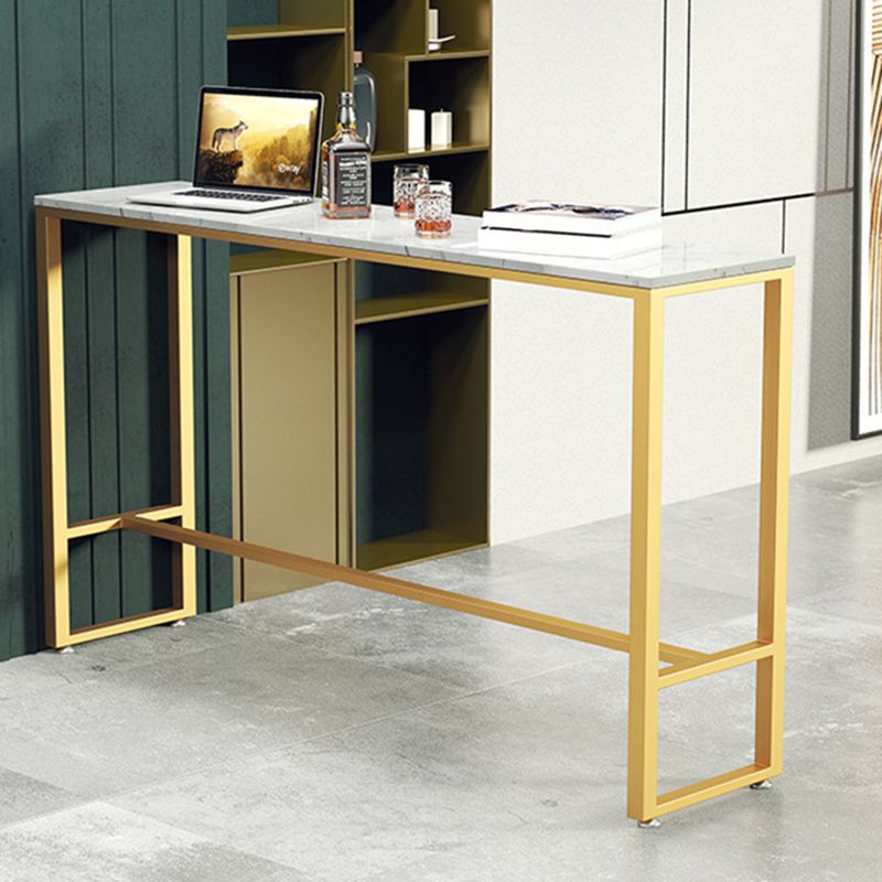 Glam Rectangle Pub Set 1/4 Pieces Counter Table with Upholstered Stools Clearhalo 'Bar Furniture' 'furn' 'furn_home_bar_bar_sets' 'Furniture' 'Home Bars & Bar Sets' 'home_bar_bar_sets' 'Kitchen & Dining Furniture' 1200x1200_19a23f32-c033-4e80-95ed-9eb1f1787542