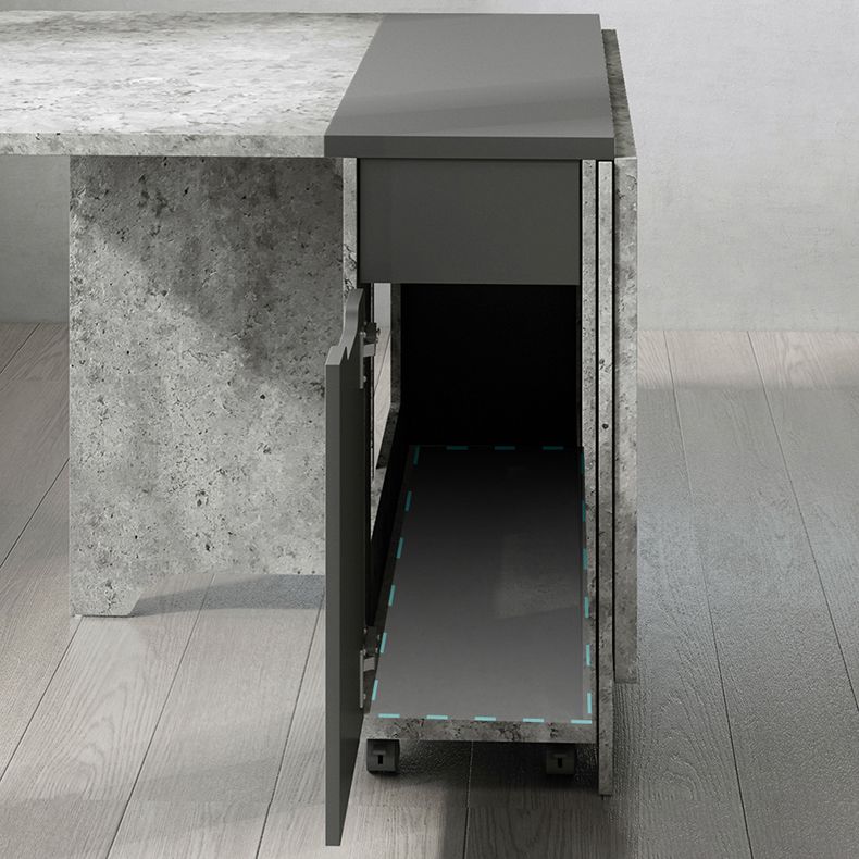 Foldable Artificial Wood Table Modern Rectangle Table with Storage (only table) Clearhalo ' dining_table' 'Dining Tables & Seating' 'Dining Tables' 'furn' 'furn_dining_table' 'Furniture' 'furniture_dining_table' 'Kitchen & Dining Furniture' 'kitchen&dining_furn' 'kitchen' 'kitchen_dining_table' 1200x1200_19a2a50a-ea7a-4572-9b25-06c2a1b948ae