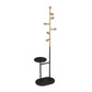 Contemporary Hall Tree Free Metal Coat Hooks Coat Rack with Storage Shelving Clearhalo 'Entry & Mudroom Furniture' 'furn' 'furn_hall_tree_coat_racks' 'Furniture' 'Hall Trees & Coat Racks' 'hall_tree_coat_racks' 1200x1200_19a57d20-84b4-4d67-a78c-dcb4a887069f