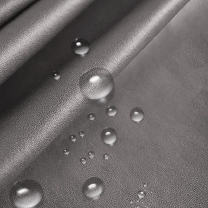 ダークグレーのモダンな標準座席染色抵抗性ソファフェイクレザー