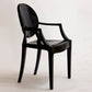 Modern Style Dining Armchair Plastic King Louis Back Arm Chair Clearhalo 'Dining Chairs' 'Dining Tables & Seating' 'dining_chair' 'furn' 'furn_dining_chair' 'Furniture' 'furniture_dining_chair' 'Kitchen & Dining Furniture' 1200x1200_19a770e1-2621-4fe1-bc96-910c1d4dd38e