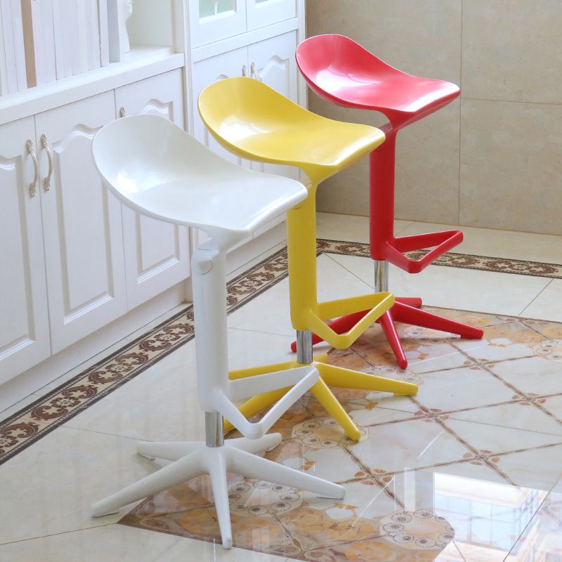 Indoor Modern Plastic Barstool Rotating Lifting Colorful Bar Stool Clearhalo 'Bar Furniture' 'Bar Stools' 'bar_stools' 'furn' 'furn_bar_stools' 'furniture_bar_stools' 'Kitchen & Dining Furniture' 'kitchen&dining_furn' 'kitchen' 'kitchen_furn' Furniture' 1200x1200_19ac7162-e27c-4e0e-a96e-5648ee403e83