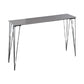 Industrial Black Iron Bar Table Faux Marble Rectangle Top 41.3"H Bistro Table with 4 Legs Clearhalo 'Bar Furniture' 'Bar Tables' 'bar_tables' 'furn' 'furn_bar_tables' 'Furniture' 'furniture_bar_tables' 'Kitchen & Dining Furniture' 1200x1200_19b27b5b-6eb9-4e33-9c86-aaf21df805b2