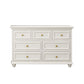 Classic Glam Storage Chest Solid Wood Dresser , 17.55-inch Width