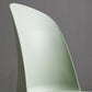 Modern Dining Chair Armless Dining Chair with Plastic Legs for Kitchen