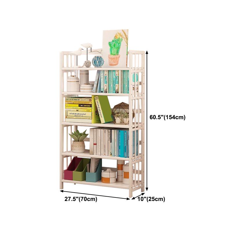 White Manufactured Etagere Bookshelf Modern Open Vertical Bookcase Clearhalo 'Bookcases' 'furn' 'furn_bookcases' 'Furniture' 'furniture_bookcases' 'Office Furniture' 1200x1200_19b55c87-d03c-4f86-ba12-9061430fd5c3