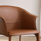 Faux Leather Dining Arm Chair Contemporary Dining Room Chair