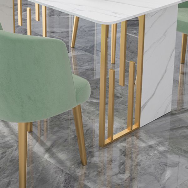 Luxury 1/2/5/7 Pieces Dining Set Sintered Stone Rectangle Dining Table Set with Chairs Clearhalo 'Dining Room Sets' 'Dining Tables & Seating' 'dining_room_set' 'furn' 'furn_dining_room_set' 'Furniture' 'furniture_dining_room_set' 'Kitchen & Dining Furniture' 'kitchen&dining_furn' 'kitchen' 1200x1200_19bcc124-0b6f-414f-b92f-3b2cc48eff2f