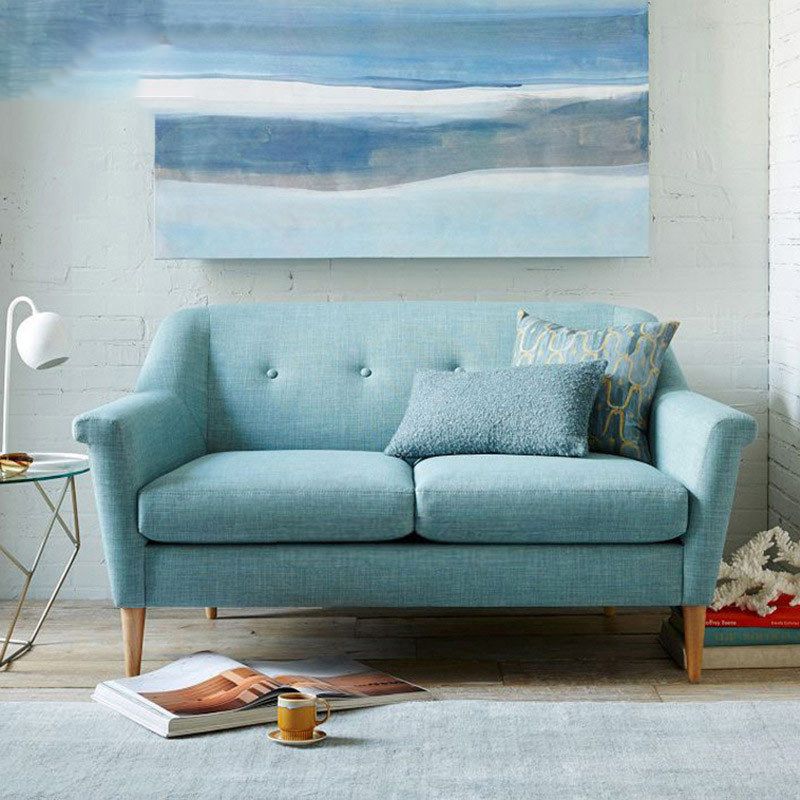 31.5" H Contemporary Cotton Blend Tufted Flared Arm Sofa for Apartment Clearhalo 'furn' 'furn_sofas' 'Furniture' 'Living Room Furniture' 'Sofa' 'sofas' 1200x1200_19be5f2e-10db-4830-afb5-077b4e158b3a