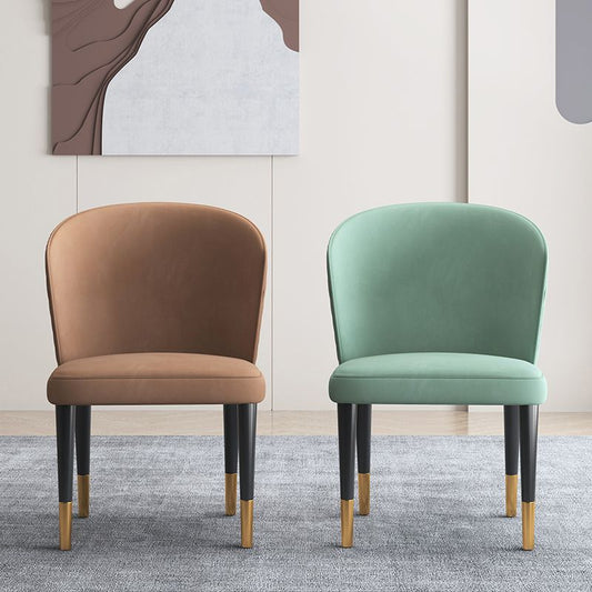 Sillas de comedor modernas silla de comedor sin brazo con patas de madera para cocina