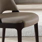 Modern Style Dining Chairs Upholstered Kitchen Chairs with Wood Legs