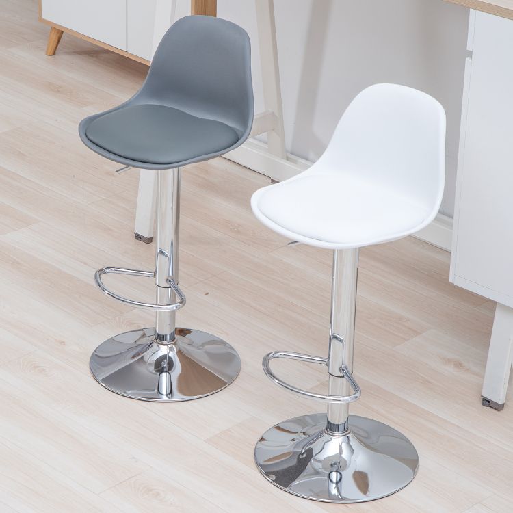 Industrial Upholstered Swivel Bar Stools Low Back Stools for Home Clearhalo 'Bar Furniture' 'Bar Stools' 'bar_stools' 'furn' 'furn_bar_stools' 'Furniture' 'furniture_bar_stools' 'Kitchen & Dining Furniture' 1200x1200_19c23f9f-d205-4c93-a487-6b033205fb42