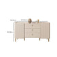 Glam Style Buffet Stand Stone Credenza with Cabinets and Drawers Clearhalo 'buffet_sideboard' 'Buffets & Sideboards' 'furn' 'furn_buffet_sideboard' 'Furniture' 'Kitchen & Dining Furniture' 1200x1200_19c300e1-4f43-4f0d-a15d-f634a0c5fa0f