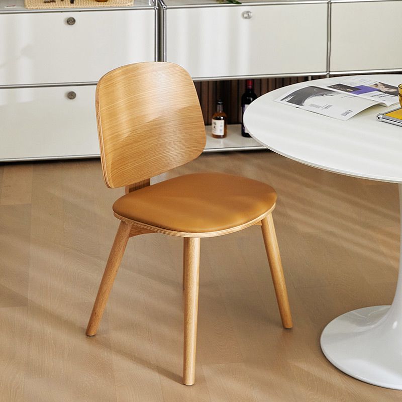 Solid Wood Side Chair Modern Low Back Indoor Dining Chair for Home Clearhalo 'Dining Chairs' 'Dining Tables & Seating' 'dining_chair' 'furn' 'furn_dining_chair' 'Furniture' 'Kitchen & Dining Furniture' 1200x1200_19c324be-6763-4d72-9f78-4c6f004fb611