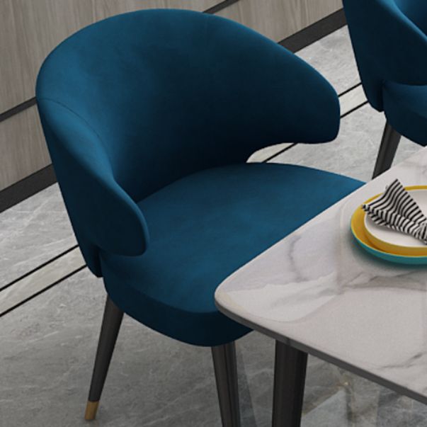 Modern Dinette Set 1/4/5 Pieces Rectangle White Marble Dining Table Set Clearhalo 'Dining Room Sets' 'Dining Tables & Seating' 'dining_room_set' 'furn' 'furn_dining_room_set' 'Furniture' 'Kitchen & Dining Furniture' 1200x1200_19c670e0-8bc4-48ee-9a5d-496a356c9c6e