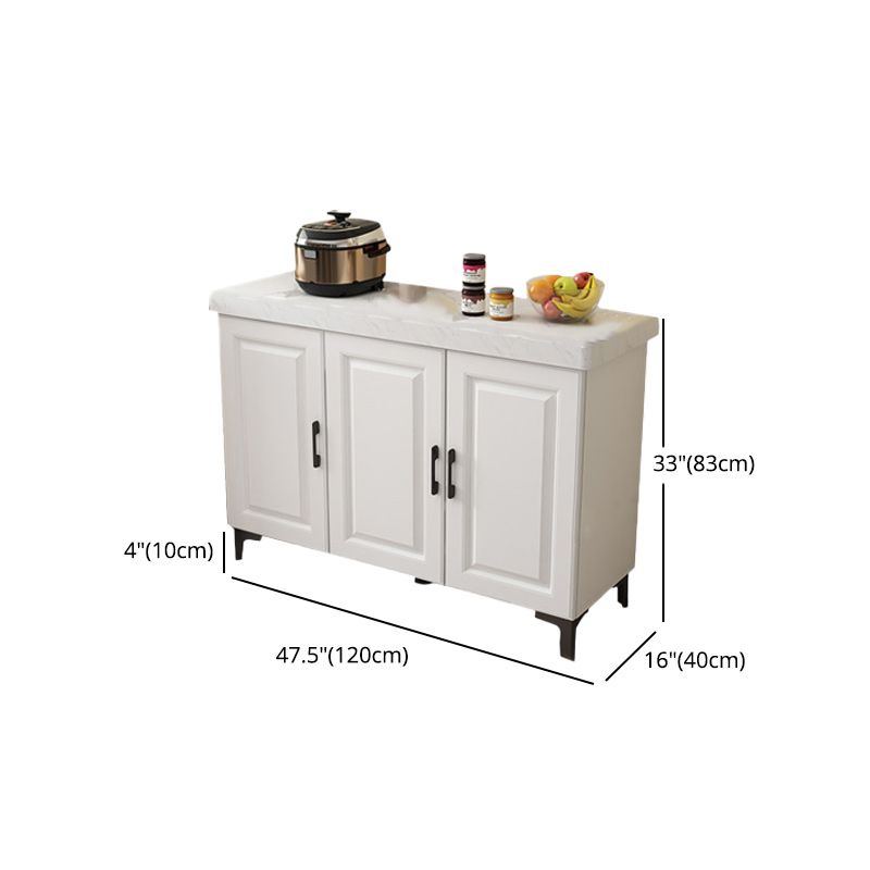 15.75"W x 32.68"H Sideboard Contemporary Style Dining Server with 2 Doors Clearhalo 'buffet_sideboard' 'Buffets & Sideboards' 'furn' 'furn_buffet_sideboard' 'Furniture' 'furniture_buffet_sideboard' 'Kitchen & Dining Furniture' 1200x1200_19c73c15-eaa7-4a03-ac82-fc3ec2b93980