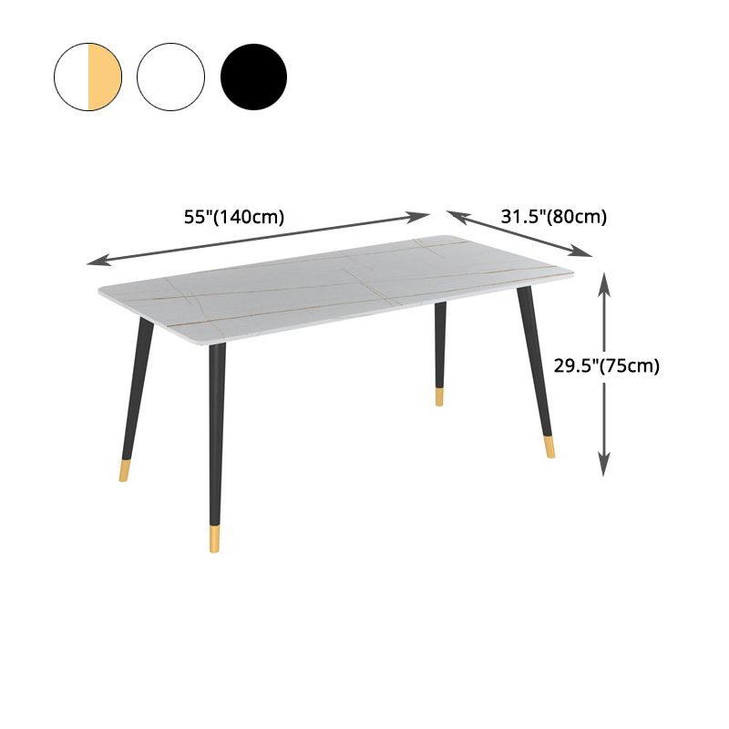 Modern 1/2/5/6/7 Pieces Dinette Set Rectangle Dining Table Set Clearhalo 'Dining Room Sets' 'Dining Tables & Seating' 'dining_room_set' 'furn' 'furn_dining_room_set' 'Furniture' 'furniture_dining_room_set' 'Kitchen & Dining Furniture' 1200x1200_19c80270-629b-4e5d-b1d0-189ff632ad64