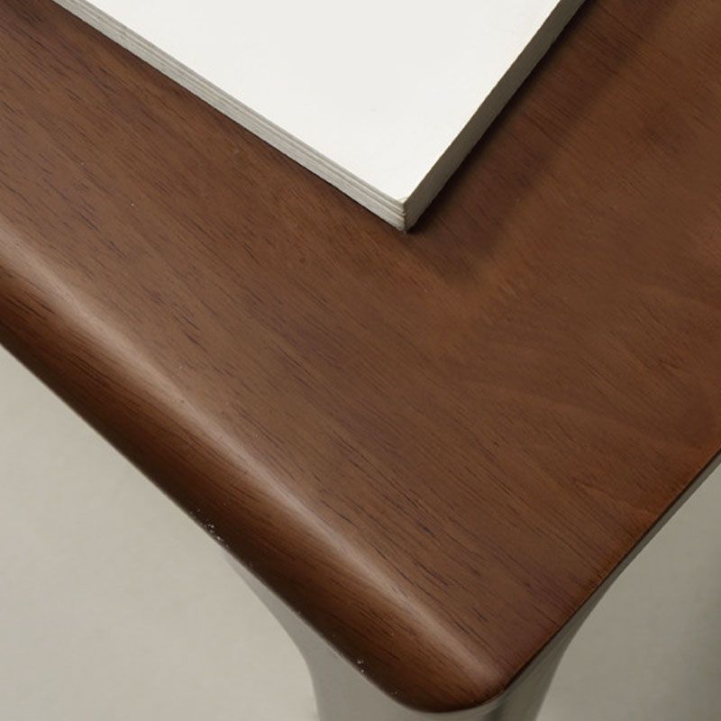 Panca per casa contemporanea in legno massiccio 17,7 "Banca posti a sedere in altezza con gambe