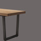 Industrial Style Solid Wood Dining Table Brown Rectangle Table with Sled Base for Dinning Room Clearhalo ' dining_table' 'Dining Tables & Seating' 'Dining Tables' 'furn' 'furn_dining_table' 'Furniture' 'furniture_dining_table' 'Kitchen & Dining Furniture' 'kitchen&dining_furn' 'kitchen' 'kitchen_dining_table' 1200x1200_19cbd0a5-c9ae-4829-a67d-015db61f83ae