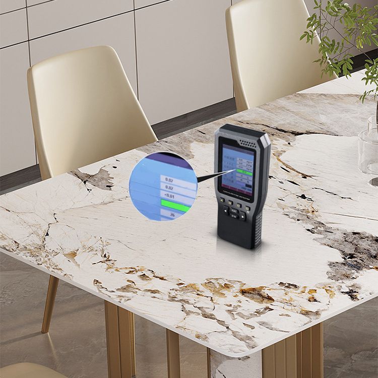 Luxury Sintered Stone Dining Set Rectangle 1/2/5/6/7 Pieces Dining Room Table Set Clearhalo 'Dining Room Sets' 'Dining Tables & Seating' 'dining_room_set' 'furn' 'furn_dining_room_set' 'Furniture' 'furniture_dining_room_set' 'Kitchen & Dining Furniture' 1200x1200_19cc9798-0a05-42f6-b923-027ba1c422da