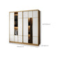 Engineered Wood Wardrobe Cabinet Contemporary Wardrobe Armoire