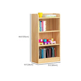 Modern Floor Vertical Bookshelf Brown Closed Back Wooden Shelf Bookcase for Bedroom Clearhalo 'Bookcases' 'furn' 'furn_bookcases' 'Furniture' 'Office Furniture' 1200x1200_19ceae12-397a-4b96-82fe-5f83eac9e060