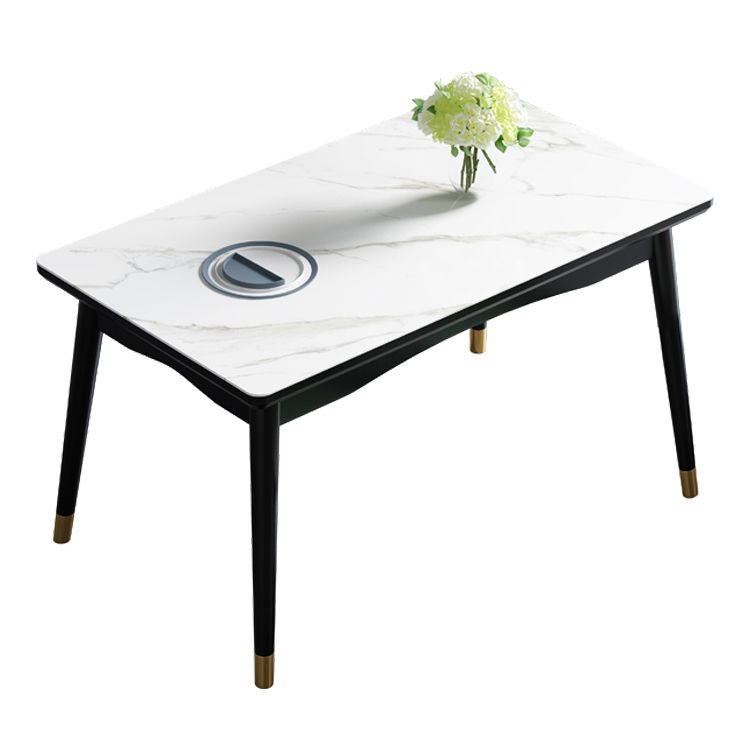 Industrial Sintered Stone Top Standard Dining Table Rectangle Dining Table for Kitchen Clearhalo ' dining_table' 'Dining Tables & Seating' 'Dining Tables' 'furn' 'furn_dining_table' 'Furniture' 'furniture_dining_table' 'Kitchen & Dining Furniture' 'kitchen&dining_furn' 'kitchen' 'kitchen_dining_table' 1200x1200_19cf31f1-4942-46df-a422-e8bab4fddeba