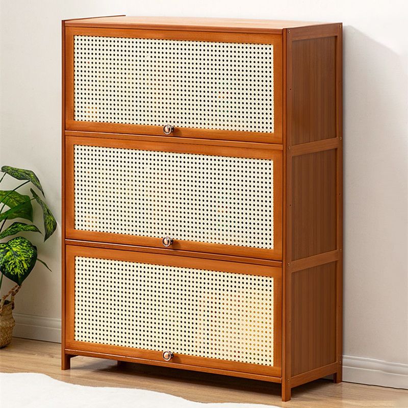 Brown Color Barrister Bookcase Contemporary Bamboo Bookcase for Home Office Clearhalo 'Bookcases' 'furn' 'furn_bookcases' 'Furniture' 'furniture_bookcases' 'kitchen' 'kitchen_bookcases' 'Living Room Furniture' 'Office Furniture' 1200x1200_19cf71c6-3813-4e2e-aac0-6f4f2b6ec0d6