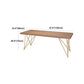 Glam Style Wooden Office Desk Rectangular Desk with Gold Frame Clearhalo 'furn' 'furn_office_desk' 'Furniture' 'Office Desks' 'Office Furniture' 'office_desk' 1200x1200_19d1604b-d7a2-462b-9868-be4357cf4f2d
