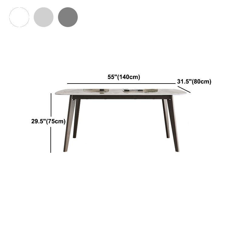 Modern Solid Wood Dining Table Rectangle Dining Table for Dining Room Clearhalo ' dining_table' 'Dining Tables & Seating' 'Dining Tables' 'furn' 'furn_dining_table' 'Furniture' 'furniture_dining_table' 'Kitchen & Dining Furniture' 'kitchen&dining_furn' 'kitchen' 'kitchen_dining_table' 1200x1200_19d1b644-9e85-49bb-92d4-d1e528f5bee1