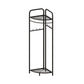 Contemporary Metal Coat Rack Free Standing Clothes Hanger for Living Room Clearhalo 'Entry & Mudroom Furniture' 'furn' 'furn_hall_tree_coat_racks' 'Furniture' 'Hall Trees & Coat Racks' 'hall_tree_coat_racks' 1200x1200_19d2145f-5370-4b50-83df-6e5ab019a4ea