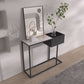 12 inch Wide Modern Accent Table Rectangle Shape Console Table for Hall