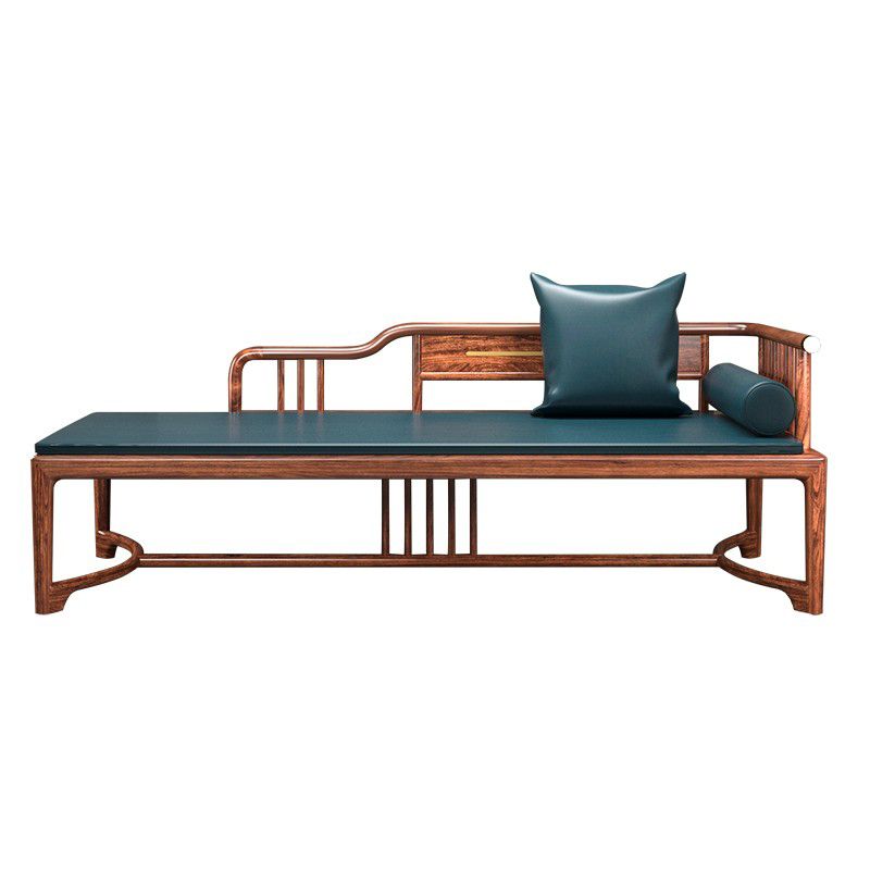 Oversized Solid Wood Chaise Lounge Couch in Brown with Square Arm Clearhalo 'Chairs & Seating' 'Chaise Lounge' 'chaise_lounge' 'furn' 'furn_chaise_lounge' 'Furniture' 'Living Room Furniture' 1200x1200_19d2f377-d7e5-4dba-8a61-25e3b81e7f2c