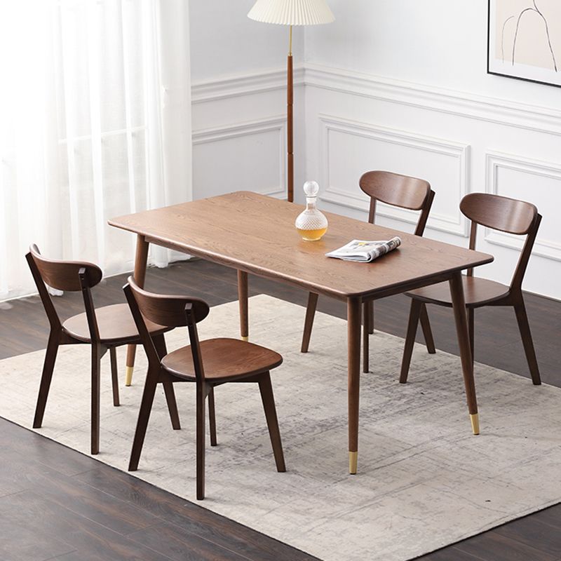 Modern Style Solid Wood Dining Sets with Rectangle Table Dining Furniture for Dining Room Clearhalo 'Dining Room Sets' 'Dining Tables & Seating' 'dining_room_set' 'furn' 'furn_dining_room_set' 'Furniture' 'furniture_dining_room_set' 'Kitchen & Dining Furniture' 'kitchen&dining_furn' 'kitchen' 1200x1200_19d5a47b-b217-4658-97ae-3c9db3d3cf39