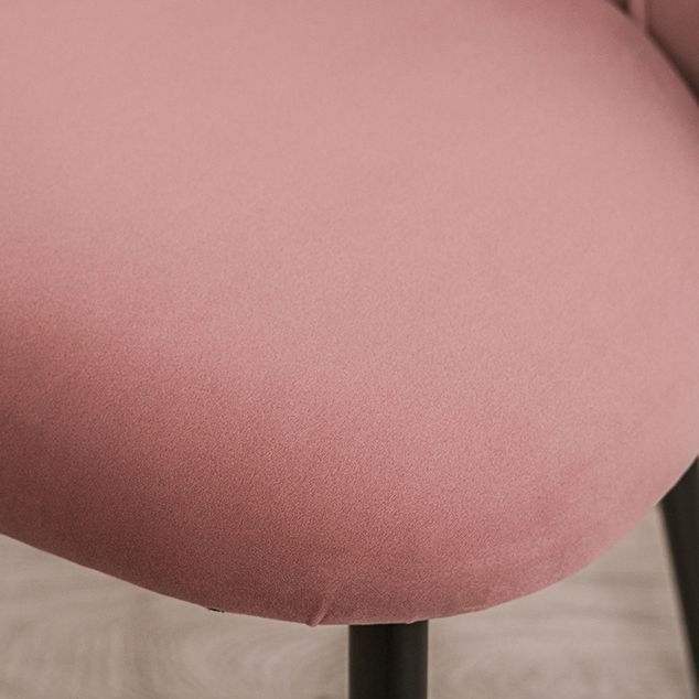 Modern Solid Back Kitchen Dining Side Chair Metal Upholstered Dining Side Chair Clearhalo ' kitchen&dining_furn' 'Dining Chairs' 'Dining Tables & Seating' 'dining_chair' 'furn' 'furn_dining_chair' 'Furniture' 'furniture_dining_chair' 'Kitchen & Dining Furniture' 'kitchen' 1200x1200_19d67af9-80fe-4da8-9fc7-cd6d56aaa114