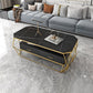 Glam Golden Frame Coffee Table with Storage Drawers Cocktail Table Clearhalo 'Coffee & Accent Tables' 'Coffee Tables' 'coffee_tables' 'furn' 'furn_coffee_tables' 'Furniture' 'Living Room Furniture' 1200x1200_19d87d27-cb73-43d8-a1bb-4a0ac4eb9eab