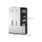 Engineered Wood Wardrobe Cabinet Modern Style Wardrobe Closet with Shelves