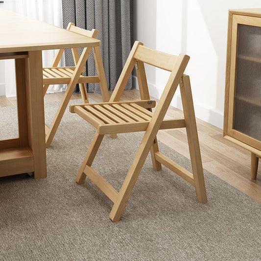 Modern Wood Dining Room Chair Armless Folding Side Chair for Home Use Clearhalo 'Dining Chairs' 'Dining Tables & Seating' 'dining_chair' 'furn' 'furn_dining_chair' 'Furniture' 'Kitchen & Dining Furniture' 1200x1200_19dcaa9a-1e18-43cb-82d5-56c12ffa1f48